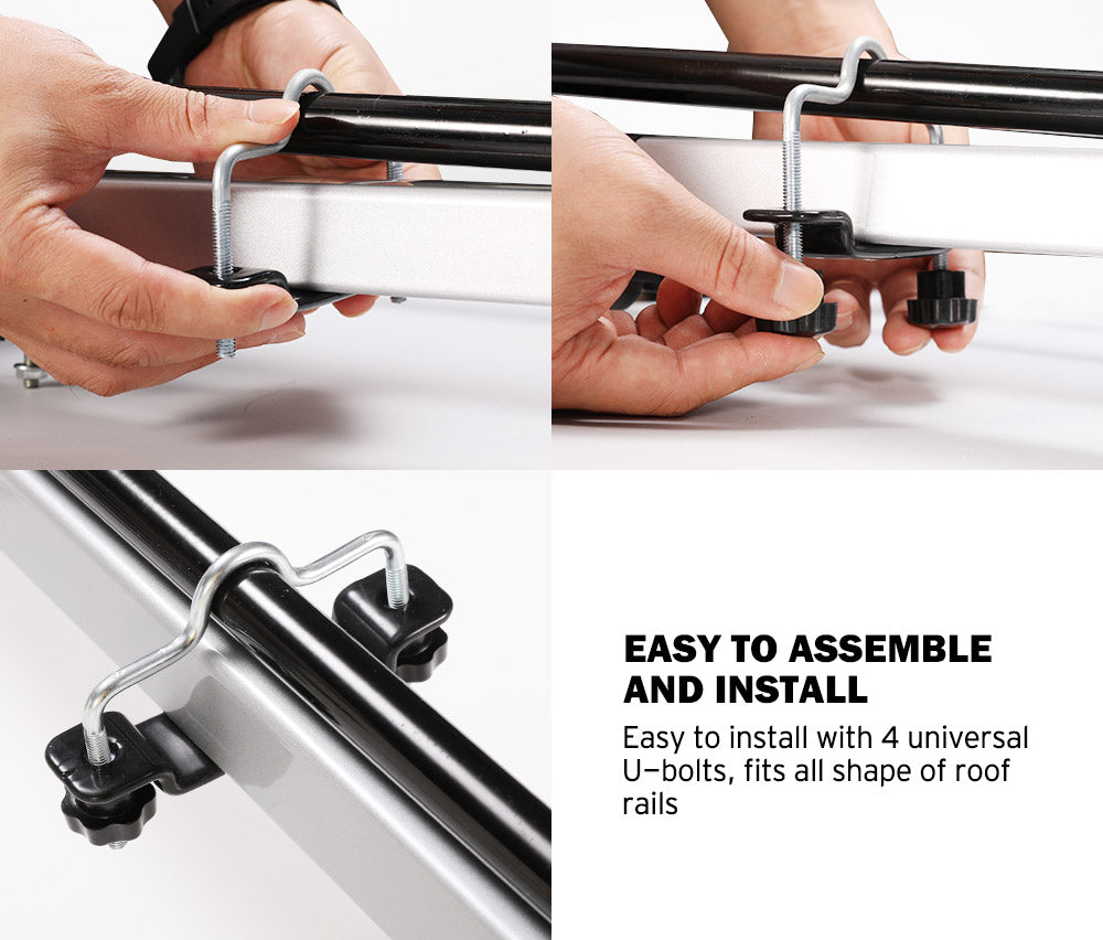 SAN HIMA Universal Steel Roof Rack Basket