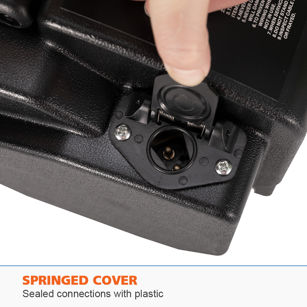 FIERYRED 6500LBS 12V Electric Boat Winch Portable Detachable 3000KG ATV 4X4 4WD