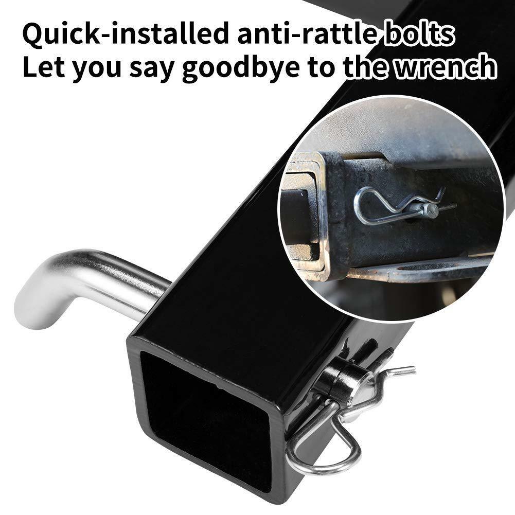 FIERYRED Winch Mount Cradle Plate Bull Bar Mount 4x4 ATV Jeep Truck Trailer 4WD