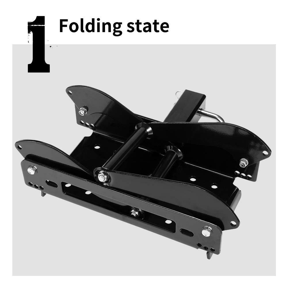 FIERYRED Winch Mount Cradle Plate Bull Bar Mount 4x4 ATV Jeep Truck Trailer 4WD