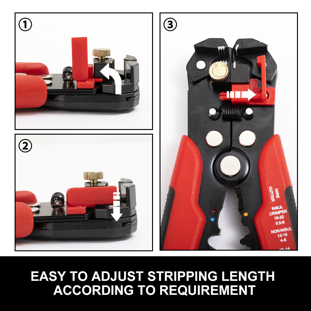 ATEM POWER Automatic Wire Cutter Stripper Pliers Electrical Cable Crimper Terminal Tool