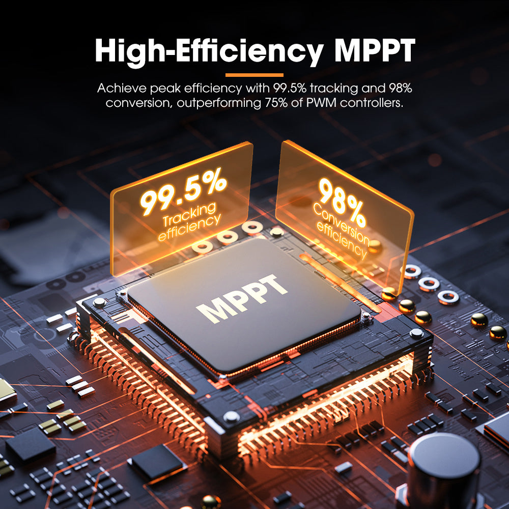 San Hima 20A MPPT Solar Charge Controller With Cable 12V/24V Regulator USB