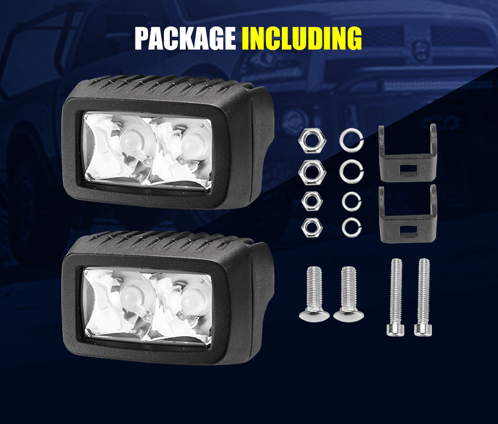 LIGHTFOX 3inch LED Light Bar Spot Work Driving Lights Offroad 4WD