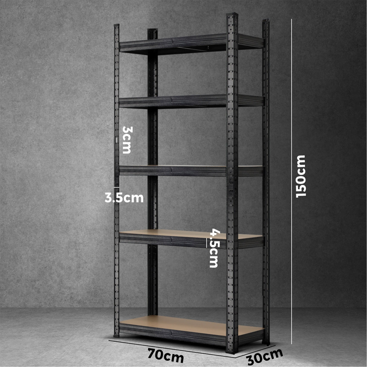 Warehouse Shelving Garage Shelves Storage Racks Steel Pallet Racking Shelf 1.5m