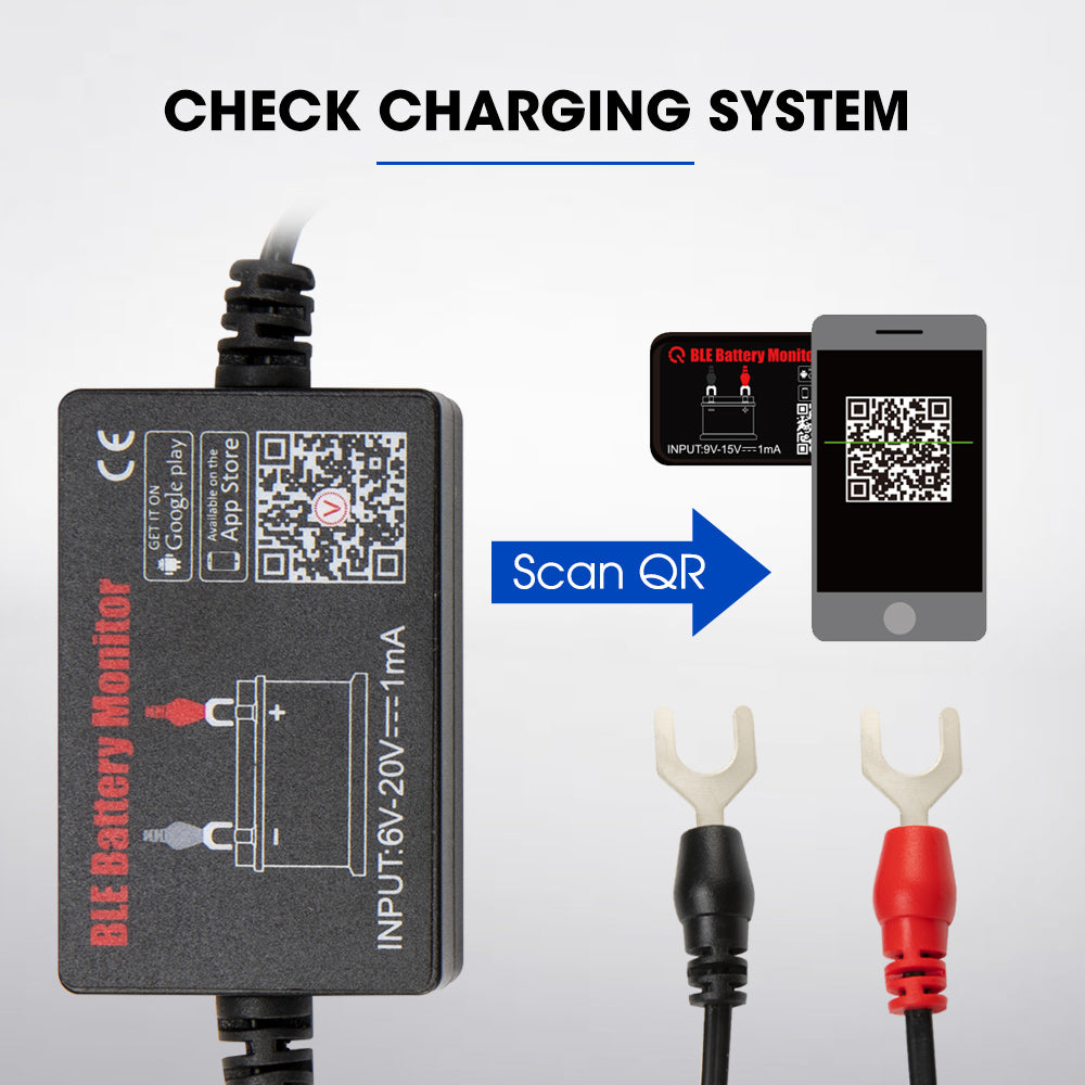 ATEM POWER 12V Battery Box w/ Monitor Portable Deep Cycle Batteries Type C Quick Charge USB