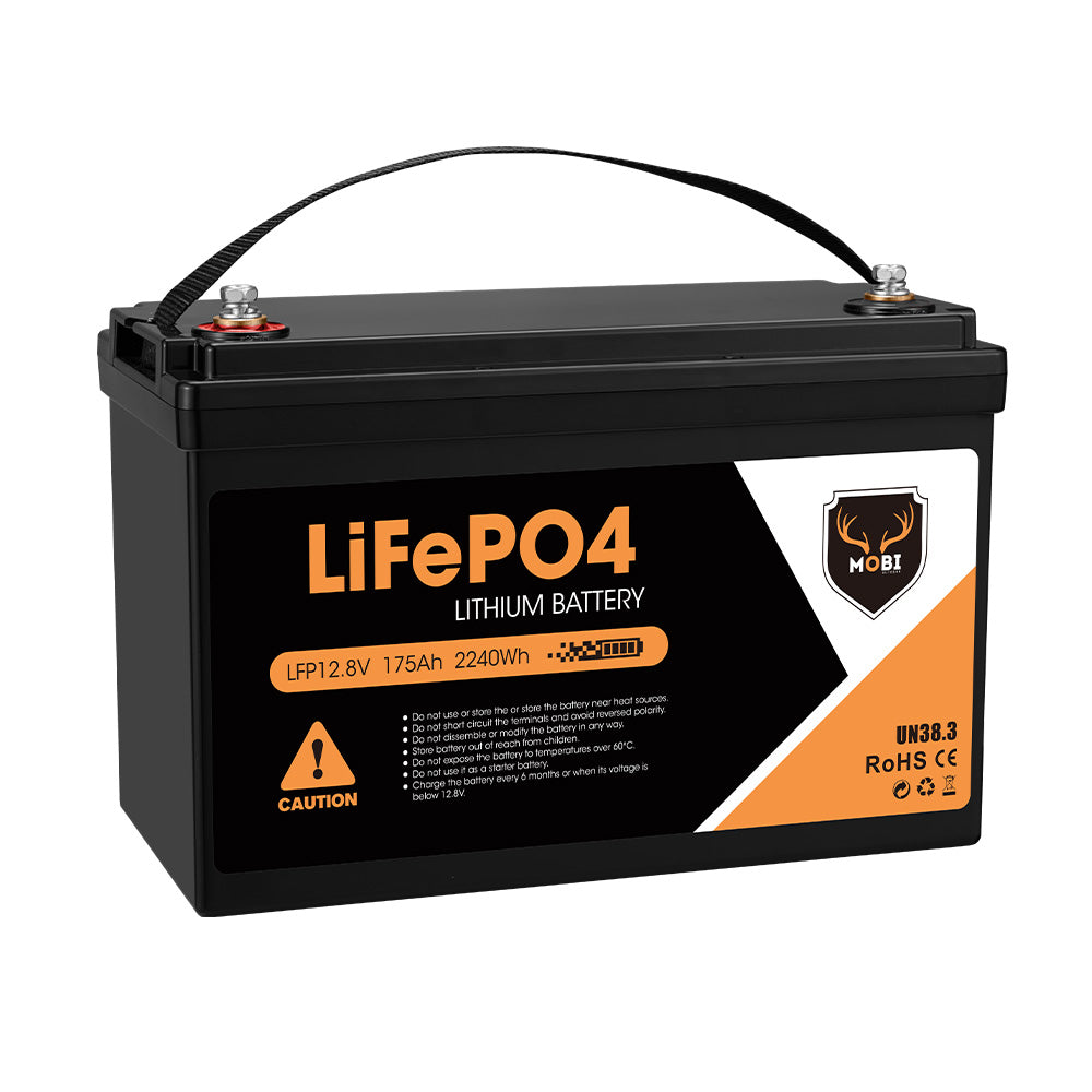 Mobi 12V 20AH 135AH 175AH 200AH 300AH Lithium Iron Battery LiFePO4 Deep Cycle