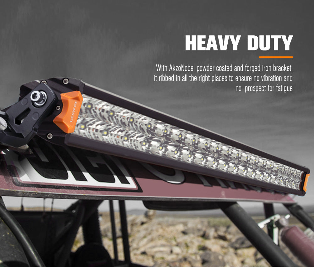 Lightfox 12" 20" 30" 40" Osram LED Light Bar Dual Rows Combo Beam Driving Lamp