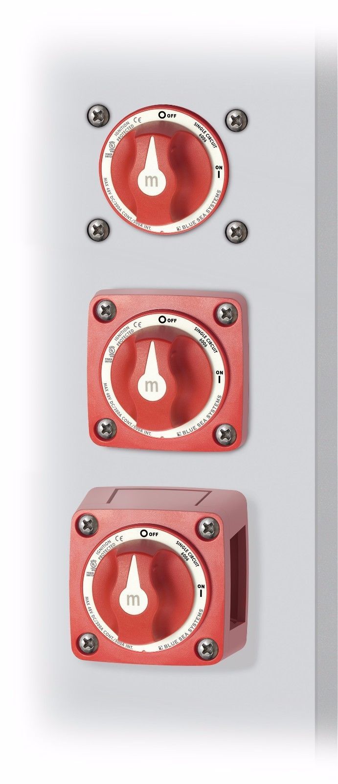 Blue Sea On Off Selector Select Master Disconnect Marine 12 24 Kill Switch 6006