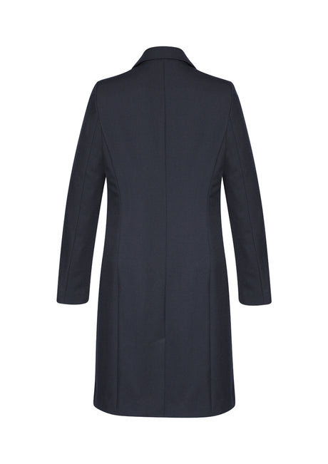 Biz Corporates Cavalry Twill Womens Lined Overcoat  Size