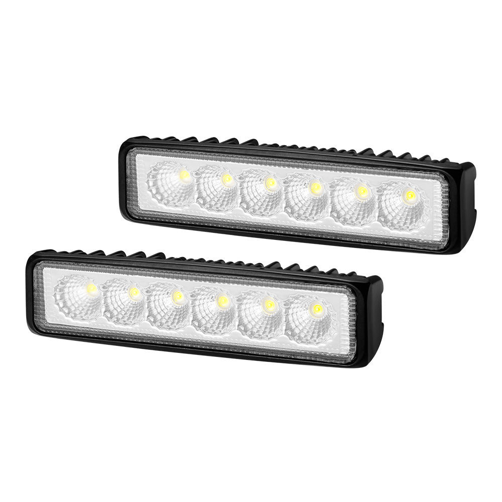 6inch Osram Flood LED Work Light Bar Offroad Boat 4x4 Reverse Fog Lamp 12V 24V