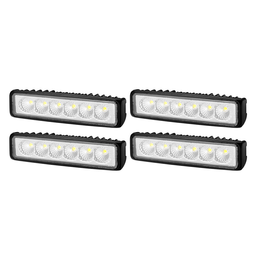 6inch Osram Flood LED Work Light Bar Offroad Boat 4x4 Reverse Fog Lamp 12V 24V