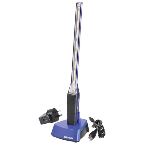 Narva Led Rechargable Cordless Inspection Work Light Probe L-Ion Battery 71308