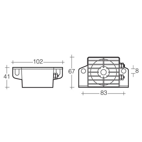 Narva 12V 97 Decibels Truck Reversing Alarm