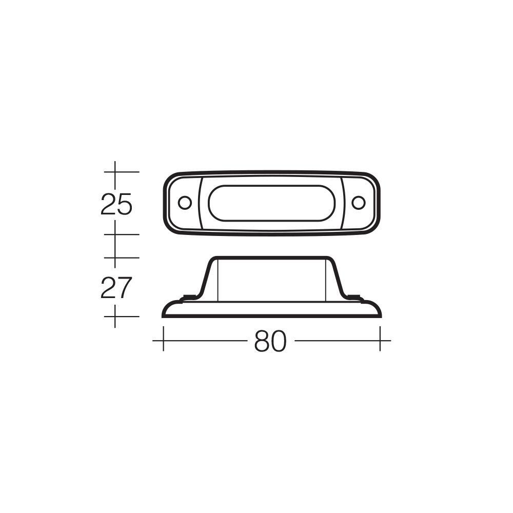 Narva Marker Lamp (Amber) Bl