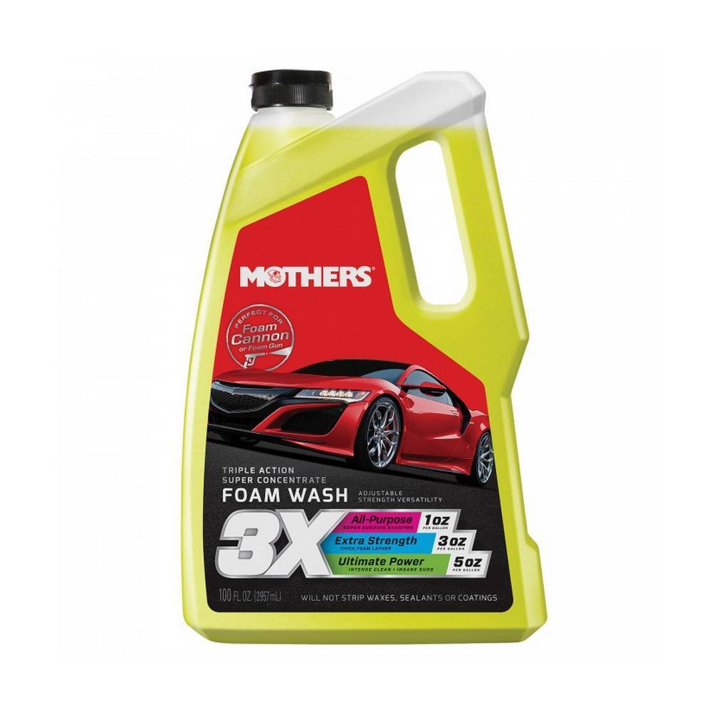Mothers Triple Action Foam Wash Concentrate 3L