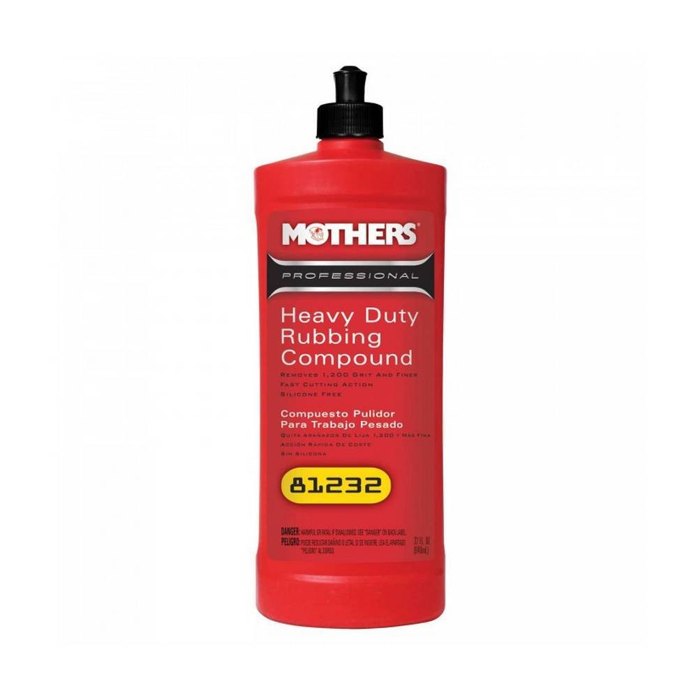 Mothers Heavy Duty Rubbing Compound 946ml Mothers Professional