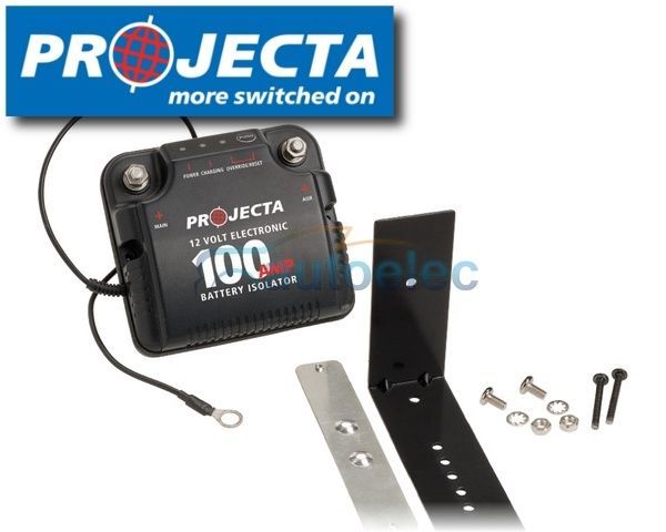 Projecta DBC100 Dual Battery System Isolator Deep Cycle AGM Auxillary 4WD 4X4