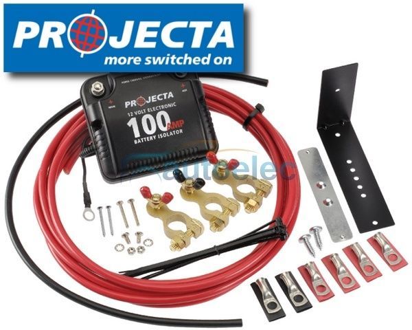 Projecta  Dbc100K Dual Battery System Isolator Kit 4x4 4wd 100 Amp 100A  12 Volt