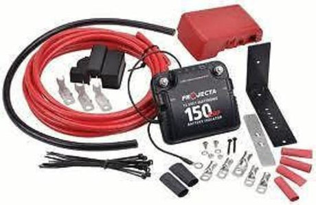 Projecta 150 Amp Electronic Dual Battery System Kit Batteries 150A 12 12V Volt