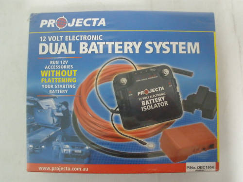 Projecta 150 Amp Electronic Dual Battery System Kit Batteries 150A 12 12V Volt