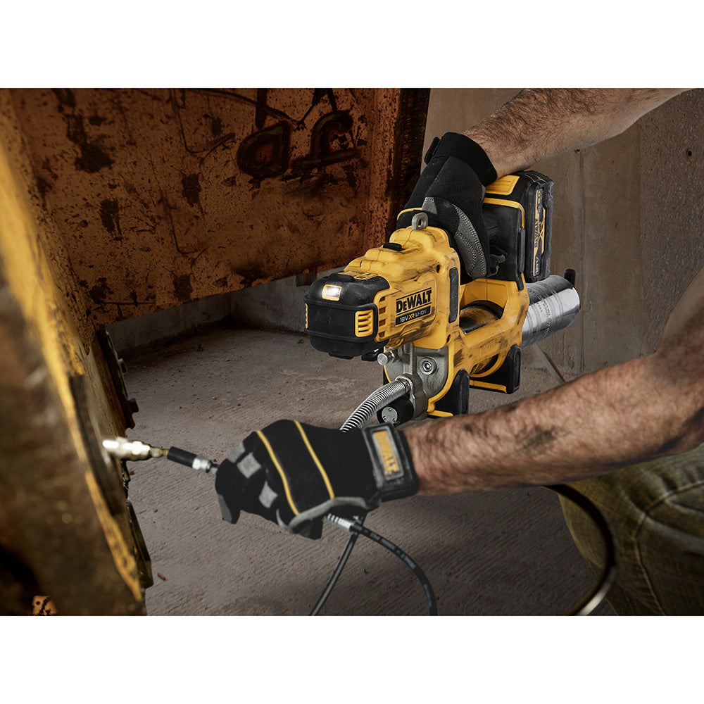 DeWalt 18V XR 450g 2 Speed Grease Gun 5.0ah Set DCGG581P1G-XE