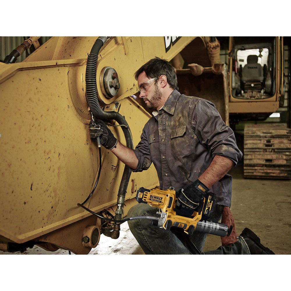 DeWalt 18V XR 450g 2 Speed Grease Gun 5.0ah Set DCGG581P1G-XE