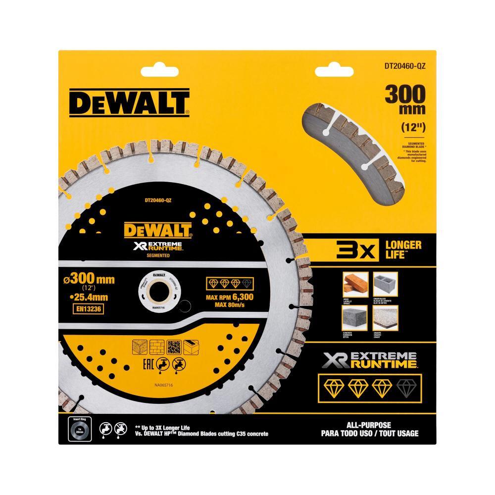 DeWalt 305mm Segemented Extreme ALL PURPOSE Diamond Blade DT20460-QZ