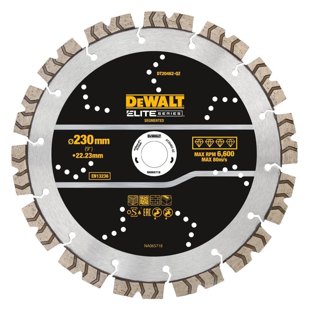 DeWalt 230mm Segmented ELITE ALL PURPOSE Diamond Blade DT20462-QZ