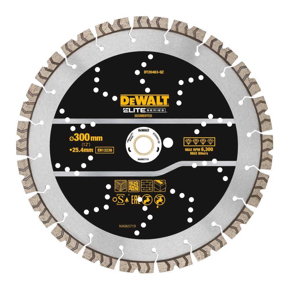 DeWalt 305mm Segmented ELITE ALL PURPOSE Diamond Blade DT20463-QZ