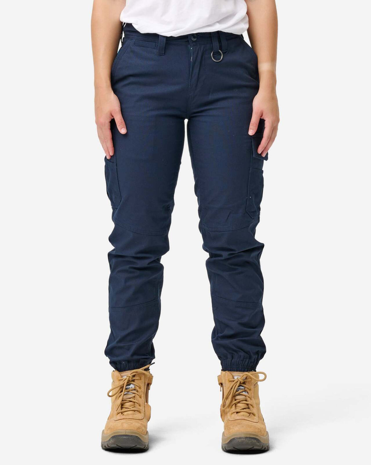 Womens Cuffed Pant Navy