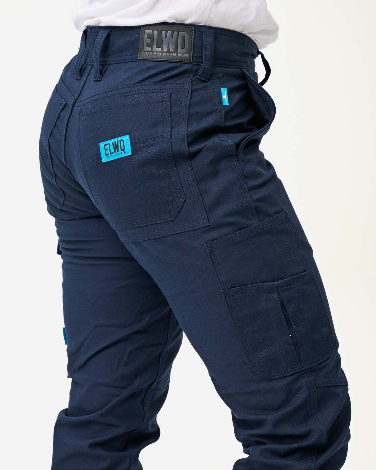 Womens Cuffed Pant Navy