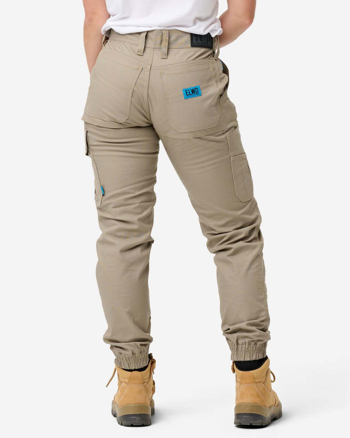 Womens Cuffed Pant Stone