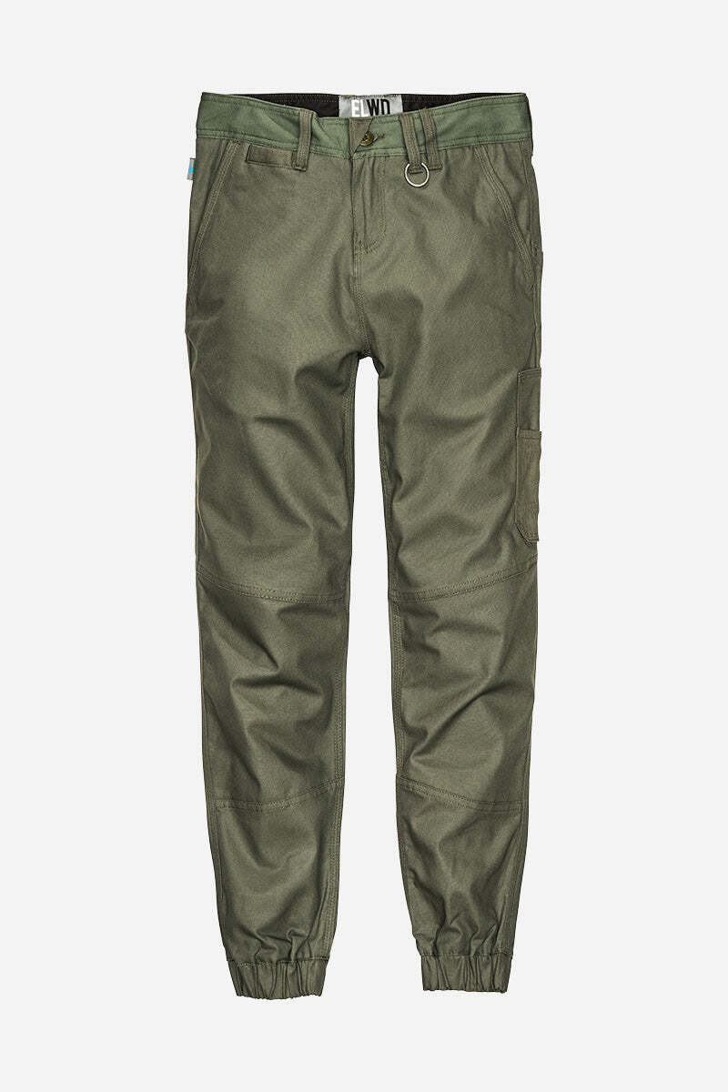Womens Cuffed Pant Army
