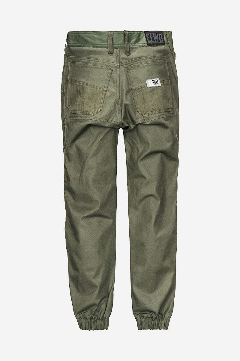 Womens Cuffed Pant Army