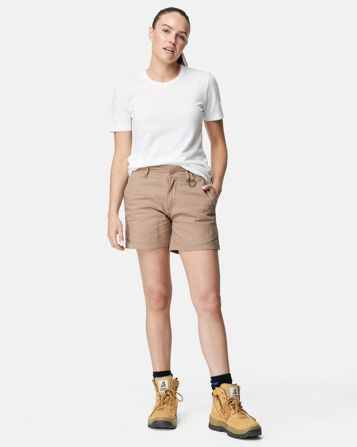Womens basic short stone