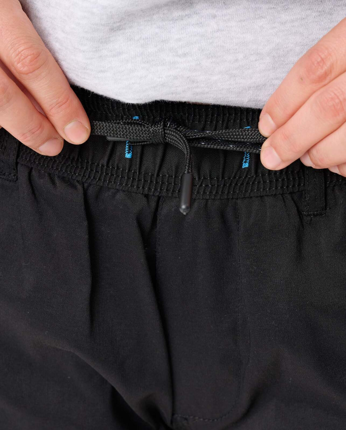 Womens elastic light short black