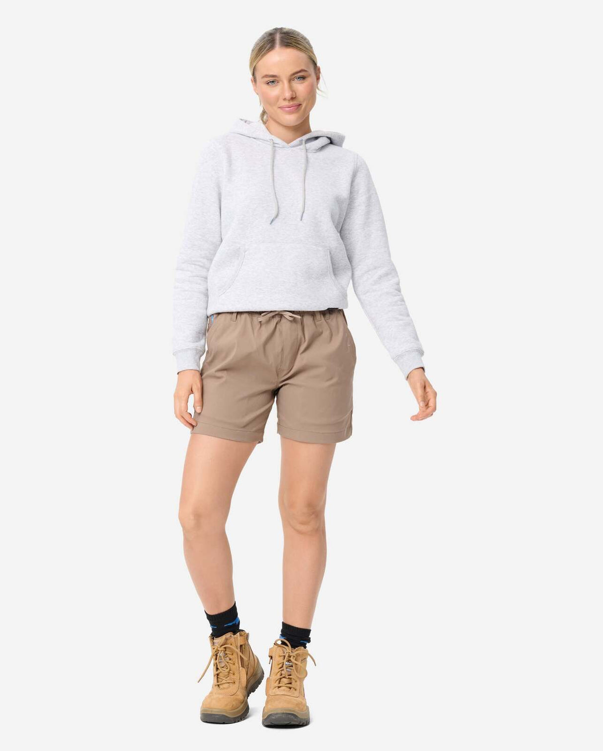 Womens elastic light short stone