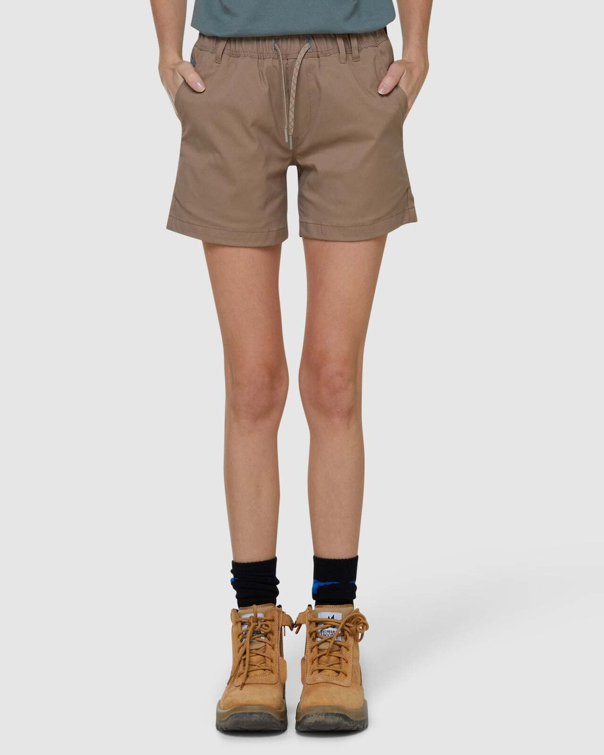 Womens elastic light short stone