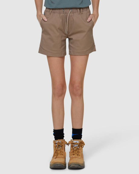 Womens elastic light short stone