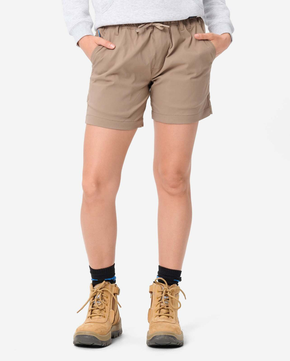 Womens elastic light short stone