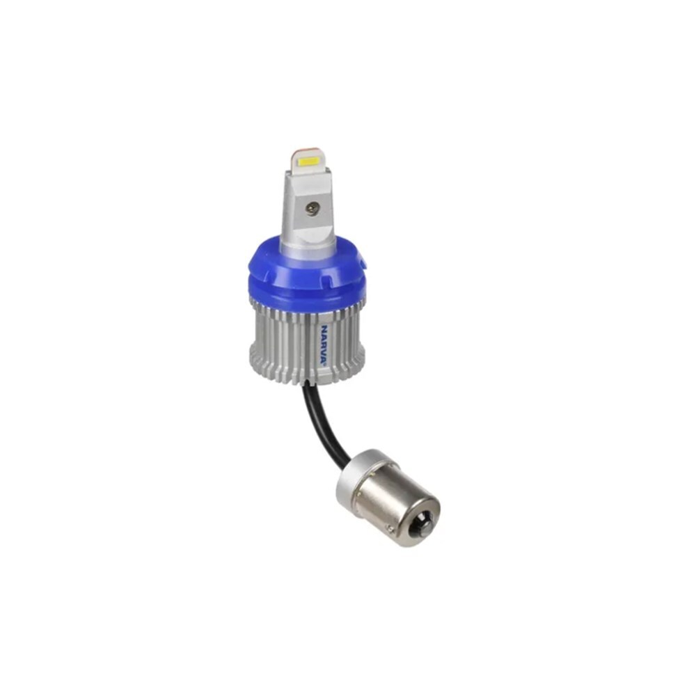 Narva 18280BL 12/24V P21W BA15S High Power LED Reverse Globes Twin Pack
