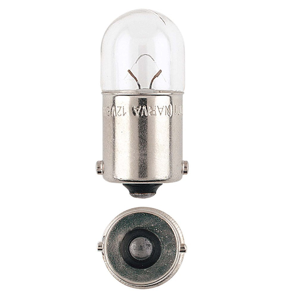 Narva 47613BL 12V 10W R10W BA15S Incandescent Globes Twin Pack