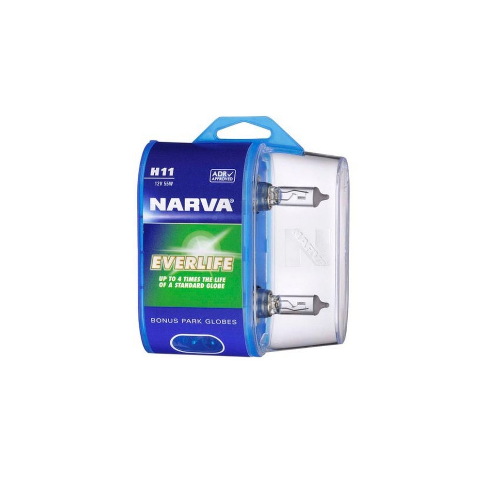 Narva H11 12V 55W Everlife Halogen Headlight Globes Bl2