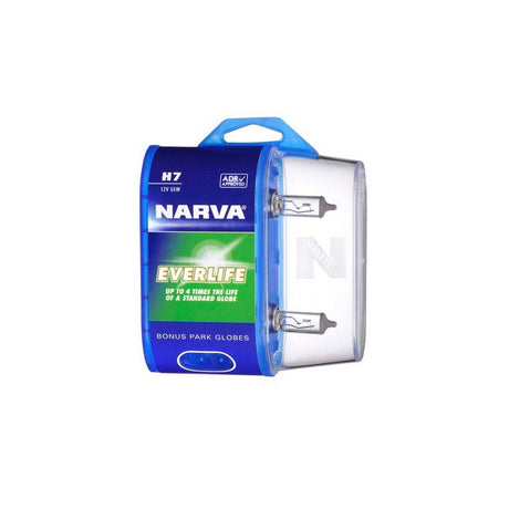 Narva H7 12V 55W Everlife Halogen Headlight Globes Bl2
