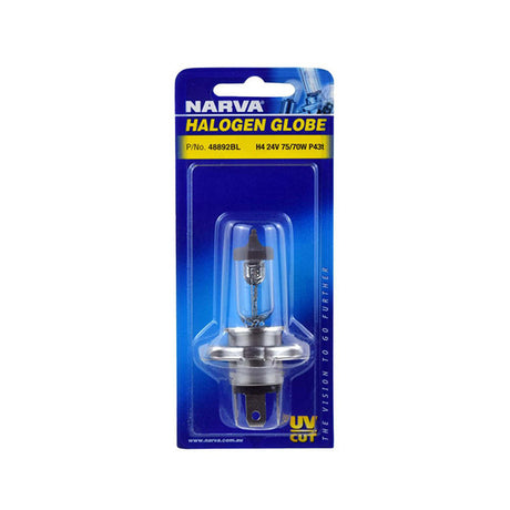 Narva H4 24V 75/70W P43T Bl 1x Pack