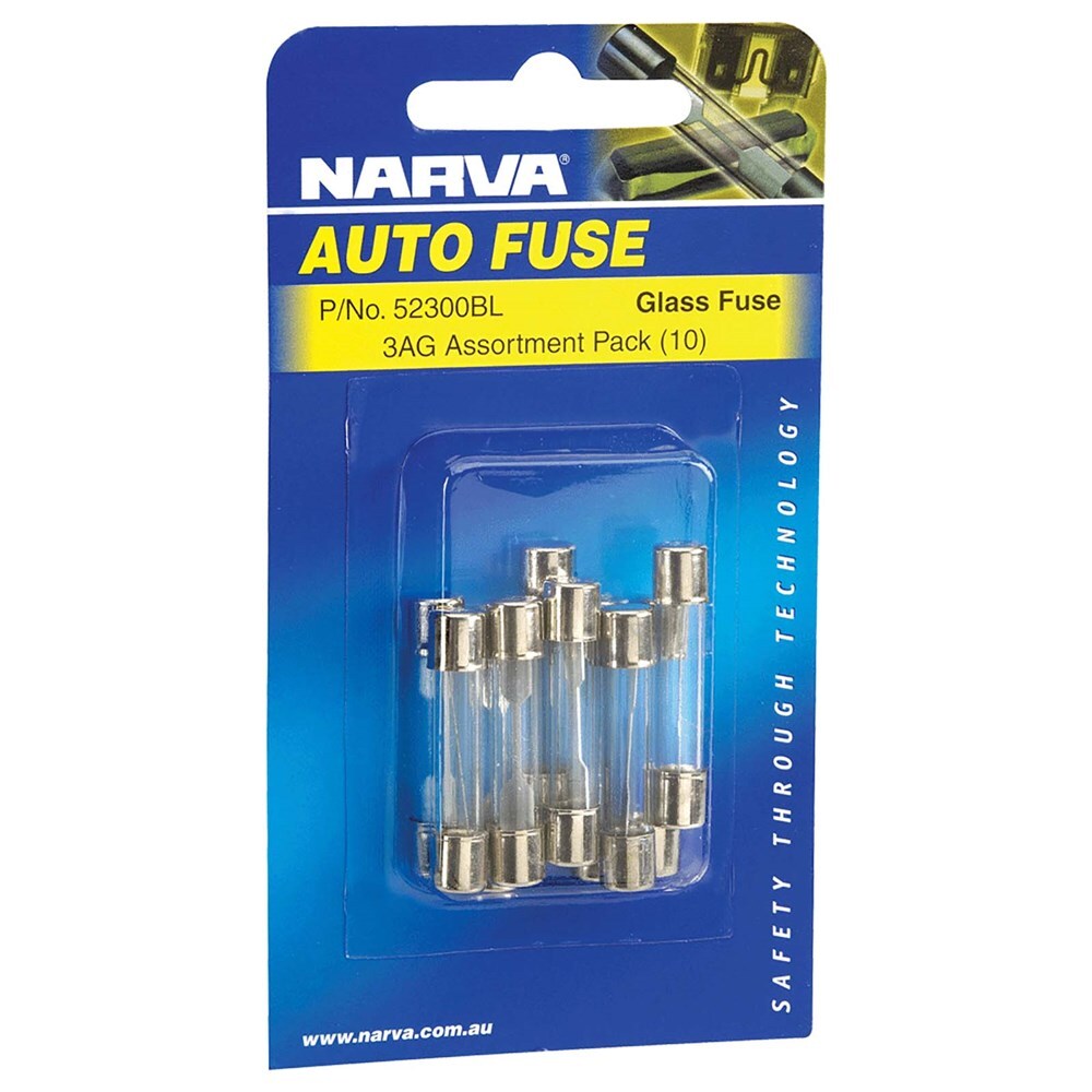 Narva Glass Fuse Assormtment 52300BL