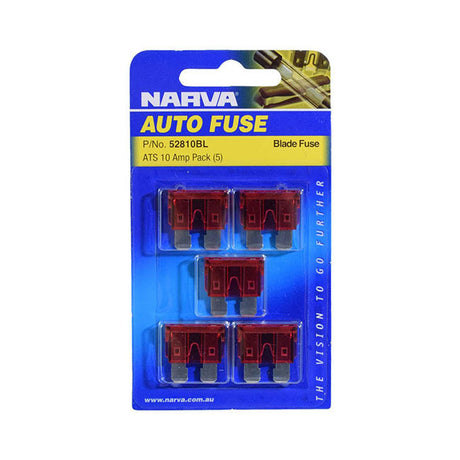 Narva Blade Af10 Amp Bl Pk 5