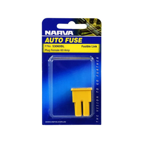 Narva 53060BL 60 Amp Yellow Female Plug In Fusible Link