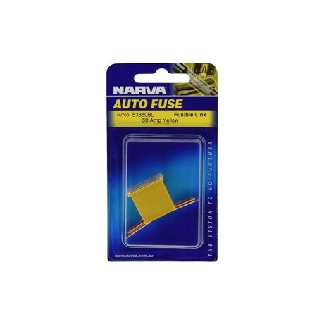 Narva 53360BL 60 Amp Yellow Fusible Link Short Tab