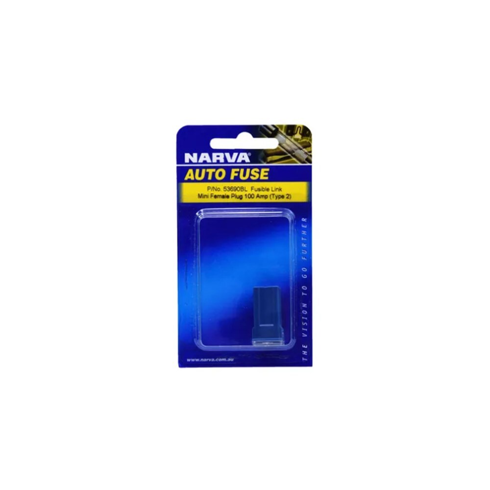 Narva 53690BL 100A Mini Female Plug (Type 2) Fusible Link Single